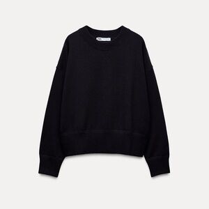 BNWT Zara Crew Neck Sweater (Dark Navy Blue/Black)
